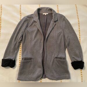 Skies Are Blue Heather Gray Blazer